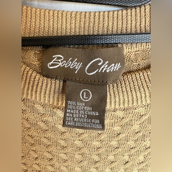 Bobby Chan Silk blend Men’s Sweater size L - Picture 4 of 6